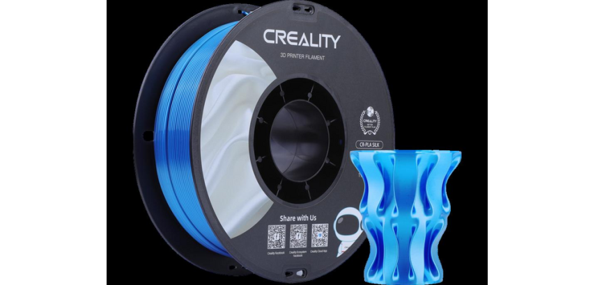 3D Filament Creality PLA 1.75mm Silk blauw 1kg