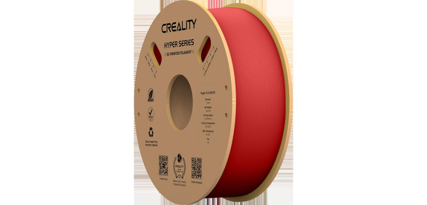 Creality Hyper PLA 3D Filament 1.75mm Red 1kg