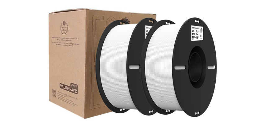 Creality 3D Filament PLA+ 1.75mm White 2x 1kg