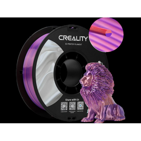 Filament 3D Creality PLA 1.75mm Silk rose violet 1kg