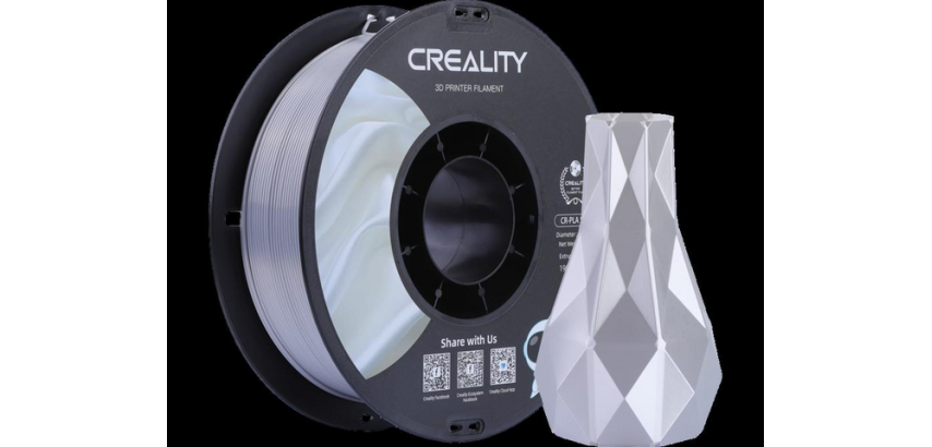 Creality 3D Filament PLA 1.75mm Silk Silver 1kg