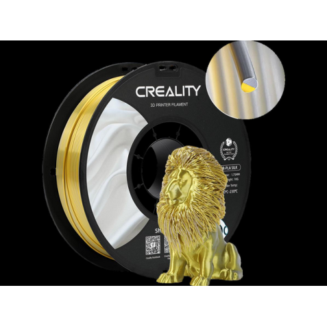 Filament 3D Creality PLA 1.75mm Silk or argent 1kg