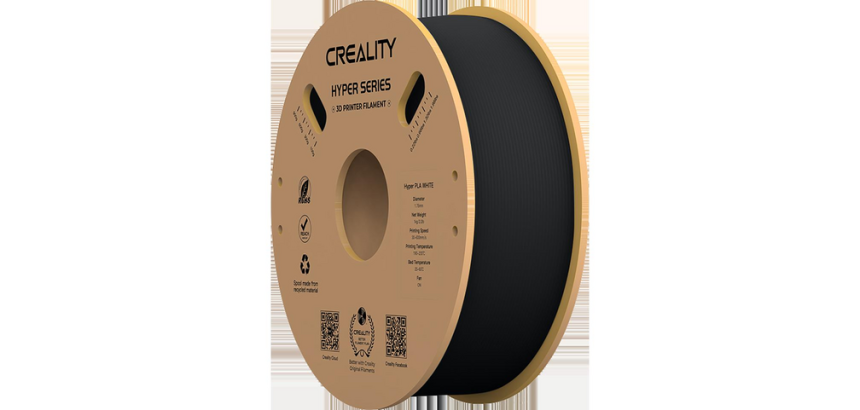 Creality Hyper PLA 1.75mm Black 1kg 3D Filament