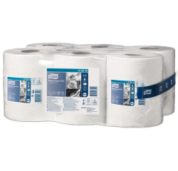 Poetspapier Tork M2 Plus Premium 2-laags 125m wit 130044