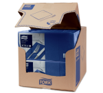Serviette Tork Advanced 477421 2 épaisseurs pli 1/8 328x325mm bleu foncé 200 pièces