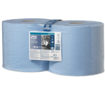 Papier d'essuyage Tork W2 Heavy-Duty Industrial Premium 130081 3 épaisseurs 350 feuilles bleu