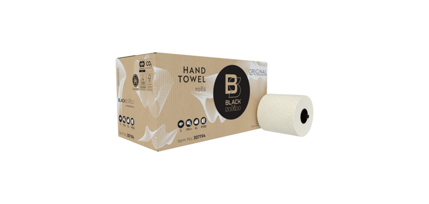 BlackSatino PT50 Original Hand Towels 307194 2-ply 175m white