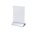 IEZZY A5 Portrait Menu Holder with Aluminum Base