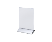 Porte-carte menu IEZZY A5 portrait socle alu