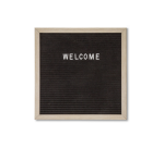 Tableau à lettres IEZZY 30x30cm bois naturel