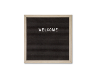 Tableau à lettres IEZZY 30x30cm bois naturel