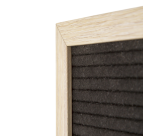 Tableau à lettres IEZZY 30x30cm bois naturel