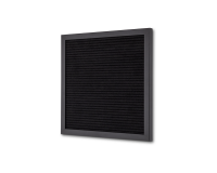 Tableau à lettres IEZZY 30x30cm bois noir