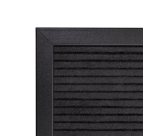 IEZZY Letter Board 30x30cm Black Wood