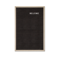 Tableau à lettres IEZZY 40x60cm bois naturel
