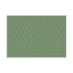 Placemat IEZZY hexagon groen