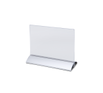 Porte-carte menu IEZZY A5 paysage socle alu