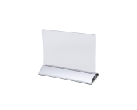 Menukaarthouder IEZZY liggend A5 aluminium voet