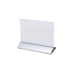 Porte-carte menu IEZZY A5 paysage socle alu