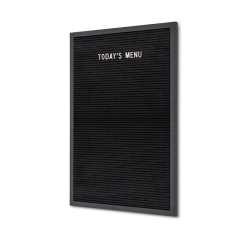 Tableau à lettres IEZZY 40x60cm bois noir