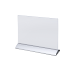 IEZZY A4 Landscape Menu Card Holder Aluminum Base