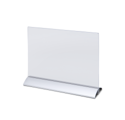 Porte-carte menu IEZZY A4 portrait socle alu