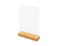 Tischspeisekartenhalter IEZZY A4 Holzsockel