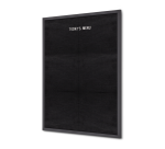 Tableau à lettres IEZZY 60x80cm bois noir