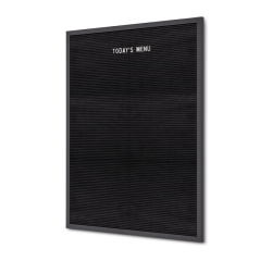 Tableau à lettres IEZZY 60x80cm bois noir