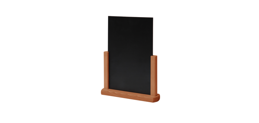 IEZZY Table Chalkboard A5 Light Brown Wood