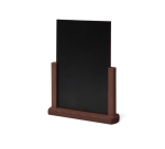 IEZZY A5 dark brown wood table slate