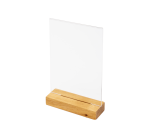 Menukaarthouder IEZZY T tafeldisplay A5 hout