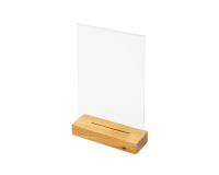 Tisch-Menühalter IEZZY A5 Sockel Holz
