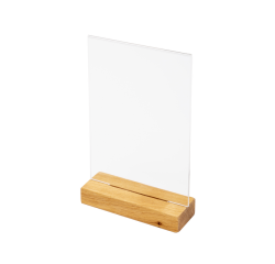 Porte-menu de table IEZZY A5 bois