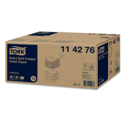 Toiletpapier Tork T3 Premium gevouwen 2-laags 110x190mm wit 114276