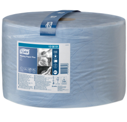Papier d'essuyage Tork W1 Plus Premium 130051 2 épaisseurs 1500 feuilles bleu
