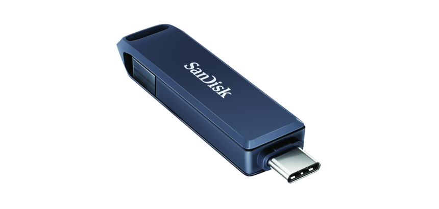 Phone Drive 128Go lightning USB-C bleu