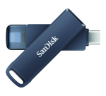 Phone Drive 128Go lightning USB-C bleu