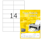Etiquette TopStick 105x42,3mm 1400 pièces