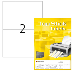 Etiquette TopStick 210x148mm 200 pièces