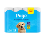 Papier toilette Page Compleet Schoon 2 épaisseurs 140 feuilles blanc 24 rouleaux