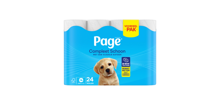 Papier toilette Page Compleet Schoon 2 épaisseurs 140 feuilles blanc 24 rouleaux