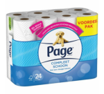 Papier toilette Page Compleet Schoon 2 épaisseurs 140 feuilles blanc 24 rouleaux