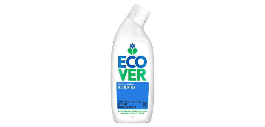 Nettoyant toilette Ecover Fast Action Brise marine & Sauge flacon 750ml