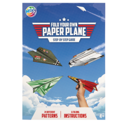 Fold your own Paper Planes block 24 sheet 25x18cm