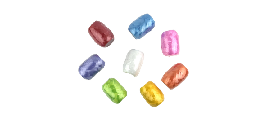 Ruban cadeau Haza Bright set 8 couleurs