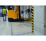 Beschermingsprofiel Durable S20 recht 1m geel zwart