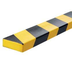 Beschermingsprofiel Durable S20 recht 1m geel zwart