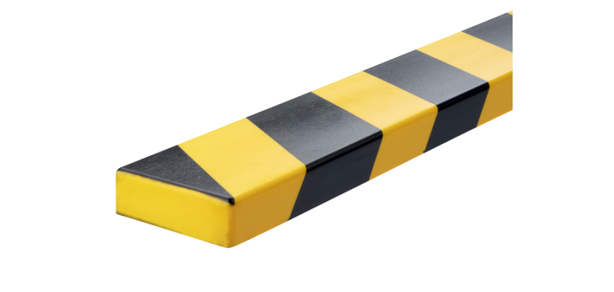 Beschermingsprofiel Durable S20 recht 1m geel zwart