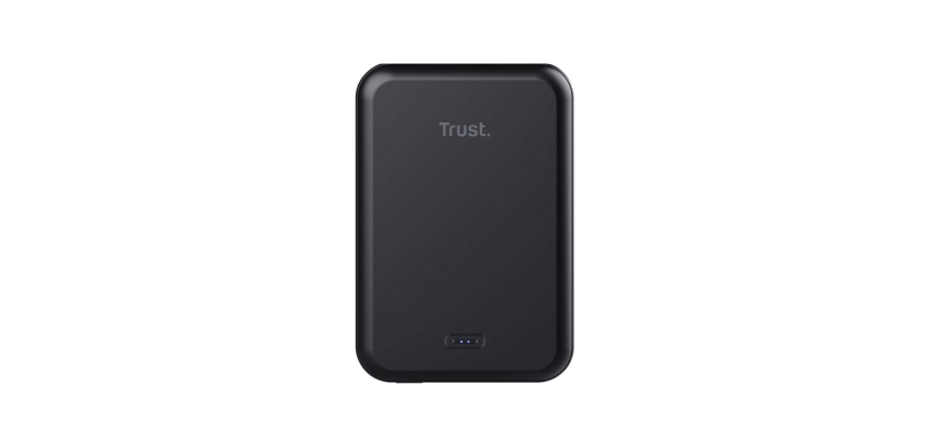 Powerbank Trust Magnetic sans fil 5000MAH noir